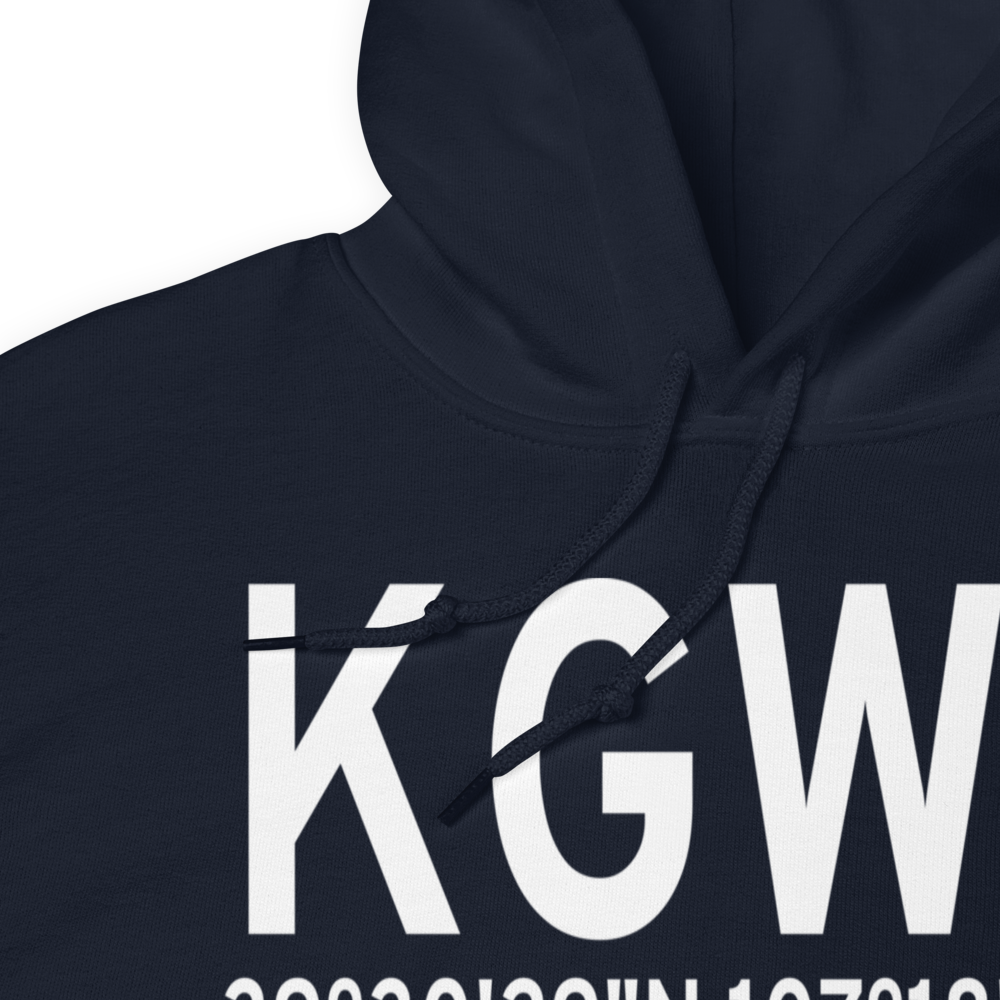 Glenwood Springs Municipal Airport (KGWS) ICAO Hoodie Sweatshirt 