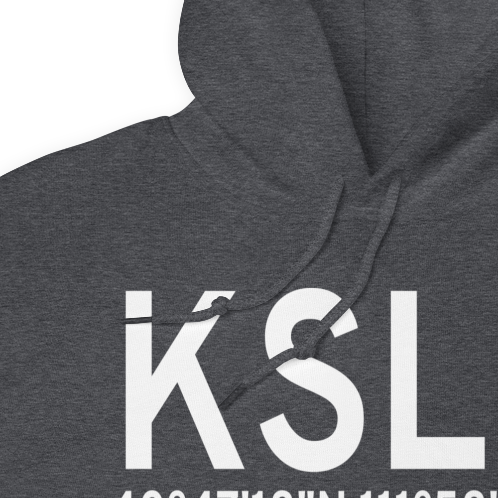 Salt Lake City International Airport (KSLC) ICAO Hoodie Sweatshirt 