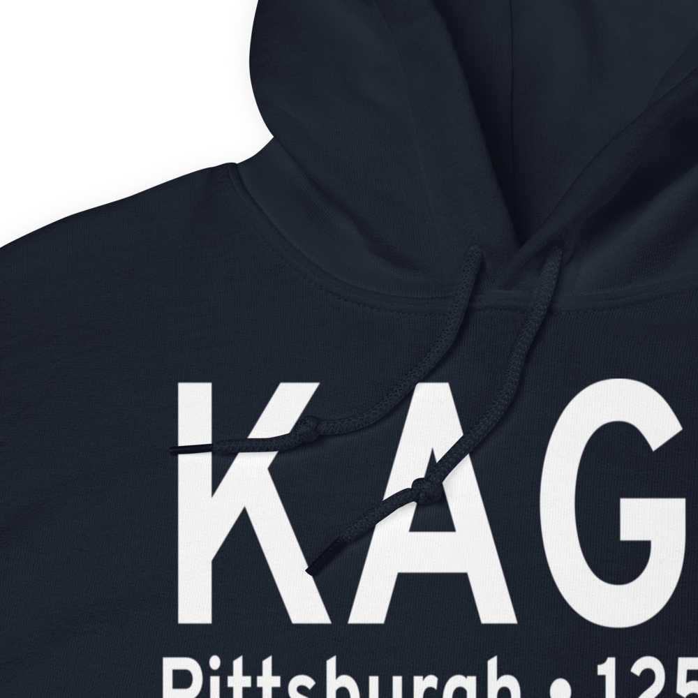 Allegheny County Airport (KAGC) ICAO Hoodie Sweatshirt 