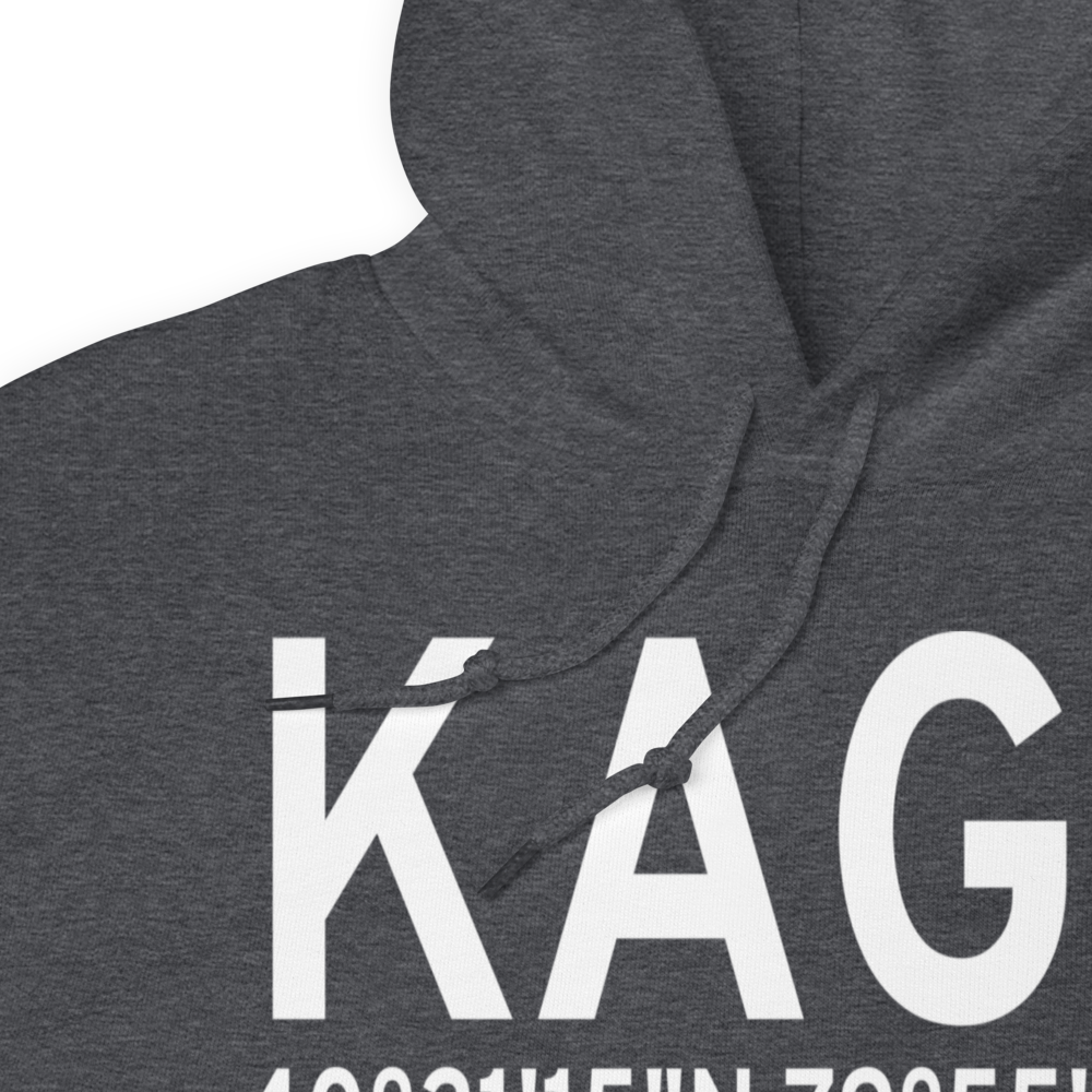 Allegheny County Airport (KAGC) ICAO Hoodie Sweatshirt 