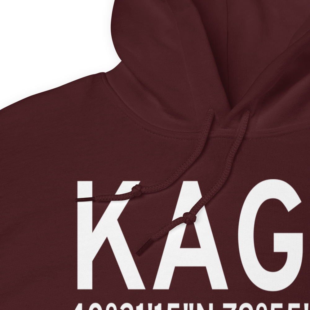 Allegheny County Airport (KAGC) ICAO Hoodie Sweatshirt 