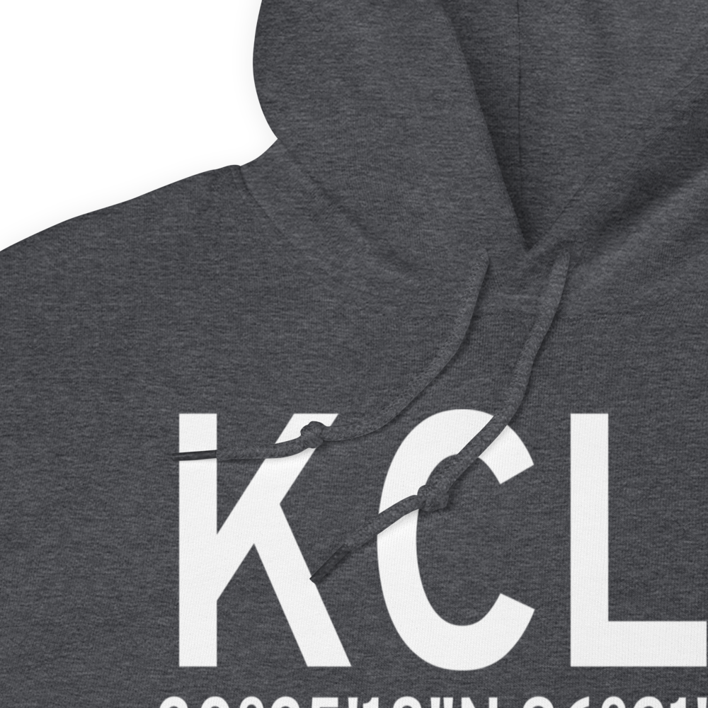 Easterwood Field (KCLL) ICAO Hoodie Sweatshirt 