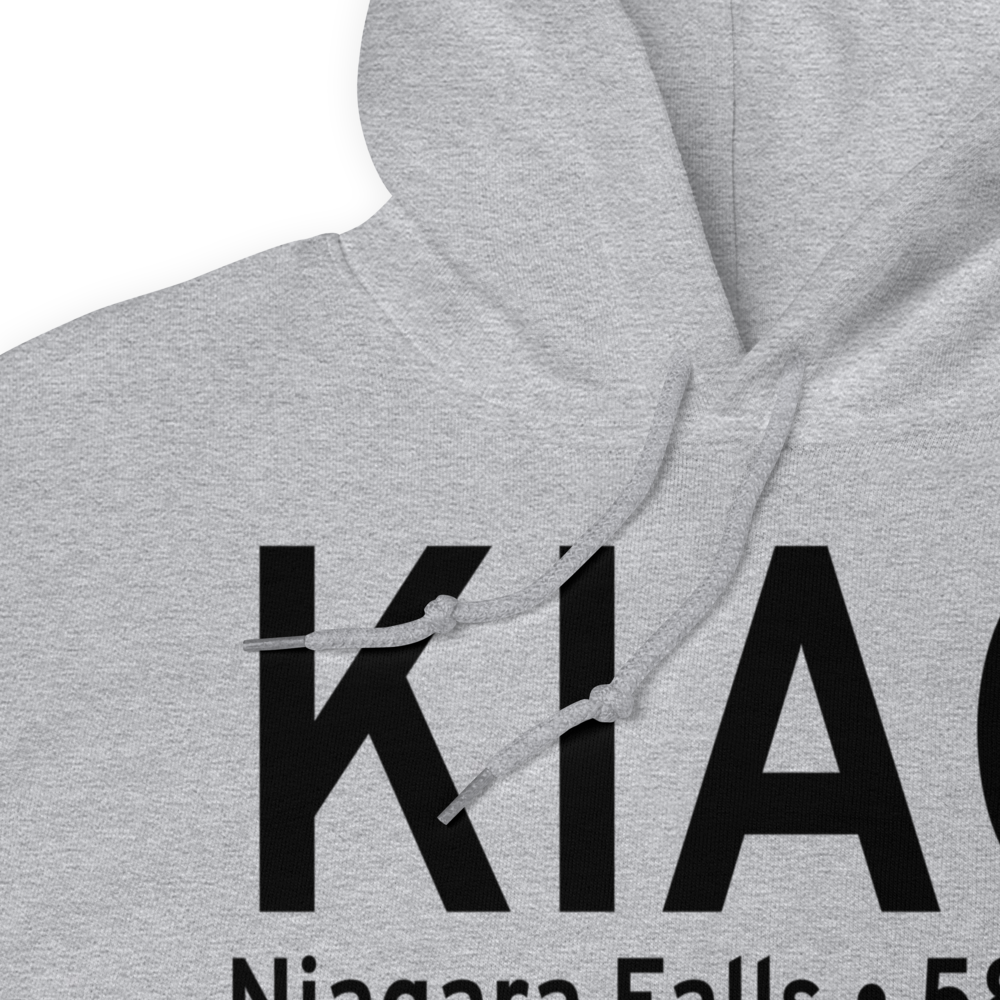 Niagara Falls International Airport (KIAG) ICAO Hoodie Sweatshirt 