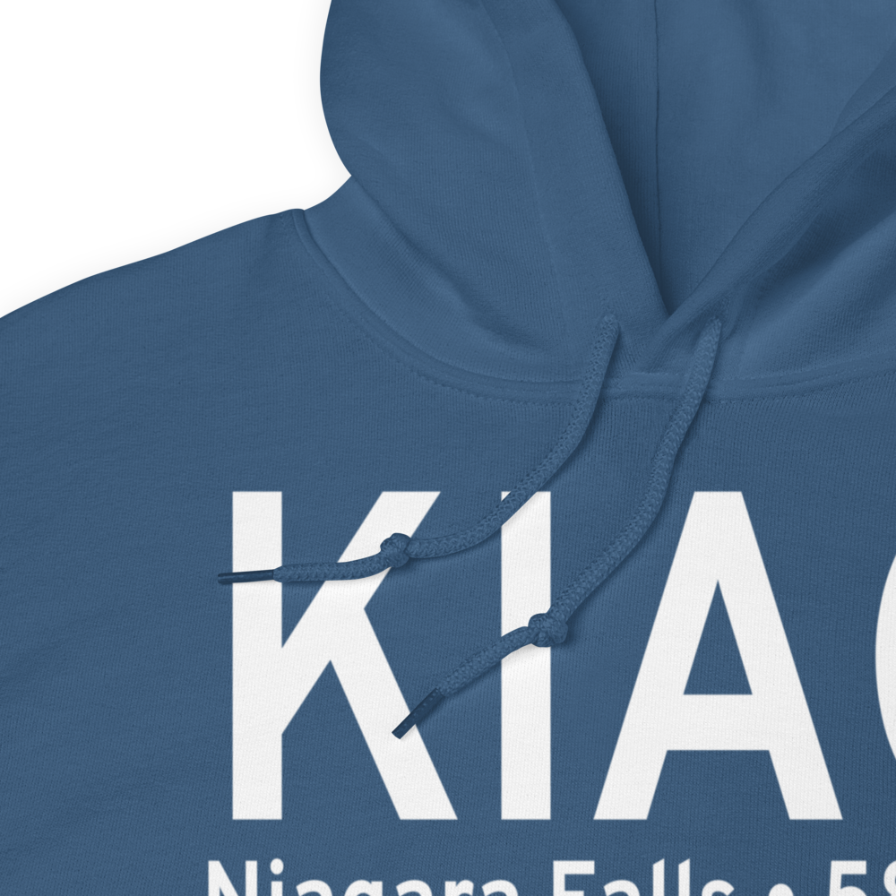 Niagara Falls International Airport (KIAG) ICAO Hoodie Sweatshirt 