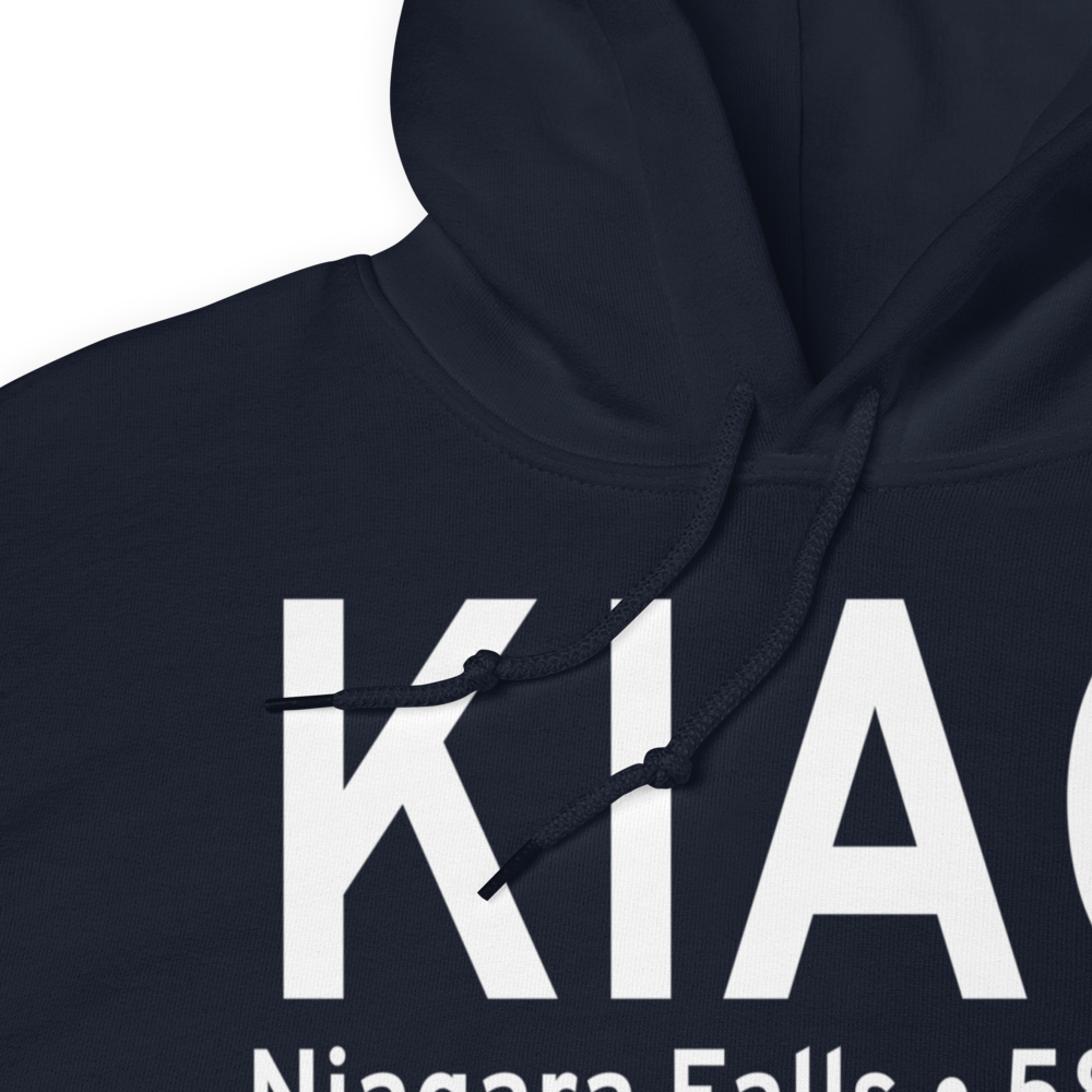Niagara Falls International Airport (KIAG) ICAO Hoodie Sweatshirt 