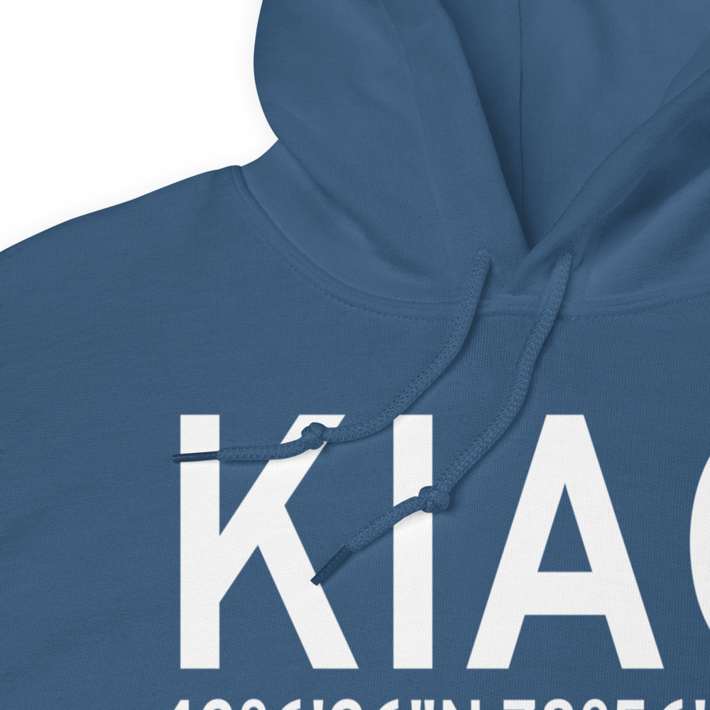 Niagara Falls International Airport (KIAG) ICAO Hoodie Sweatshirt 