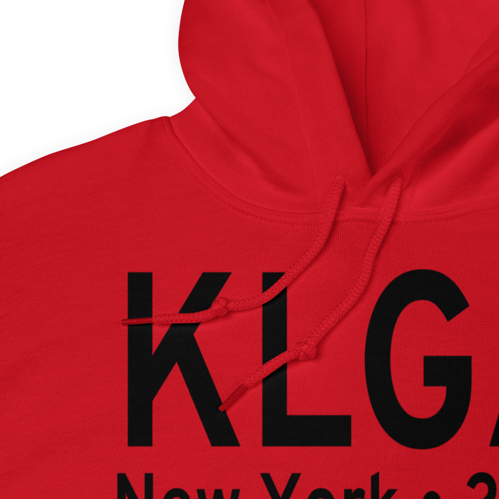 La Guardia Airport (KLGA) ICAO Hoodie Sweatshirt 