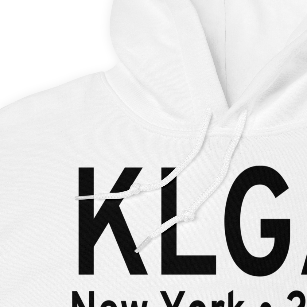 La Guardia Airport (KLGA) ICAO Hoodie Sweatshirt 