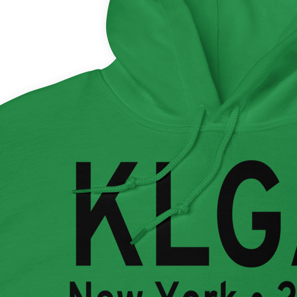 La Guardia Airport (KLGA) ICAO Hoodie Sweatshirt 