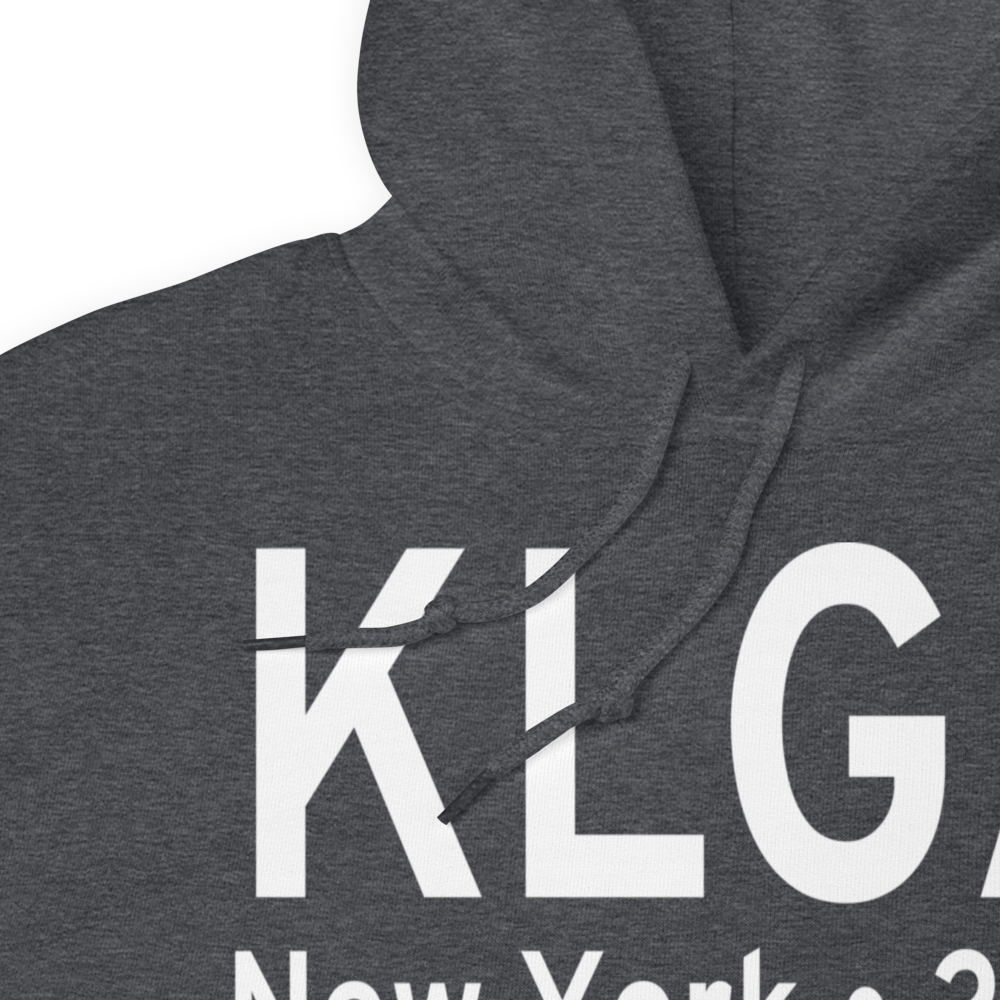 La Guardia Airport (KLGA) ICAO Hoodie Sweatshirt 