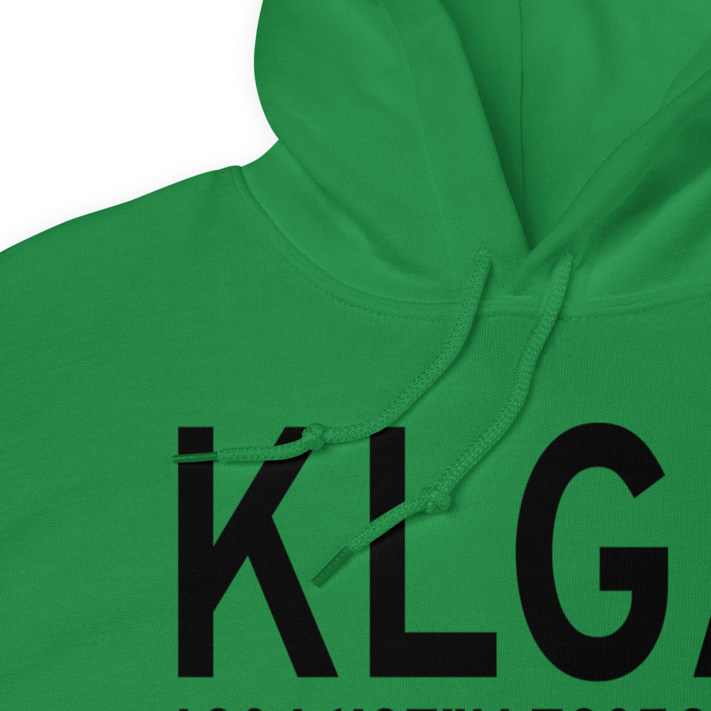 La Guardia Airport (KLGA) ICAO Hoodie Sweatshirt 