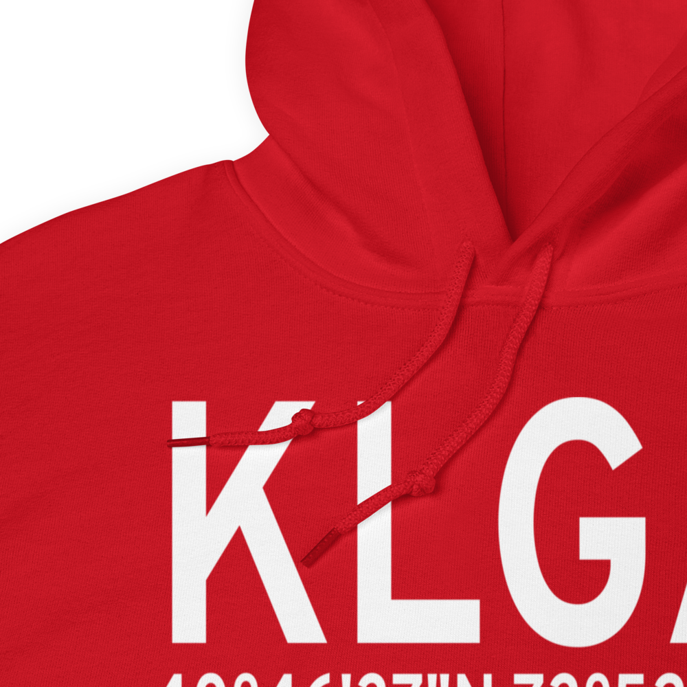 La Guardia Airport (KLGA) ICAO Hoodie Sweatshirt 