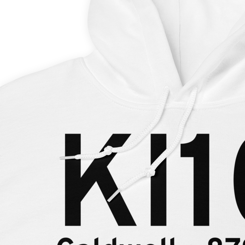 Noble County Airport (KI10) ICAO Hoodie Sweatshirt 