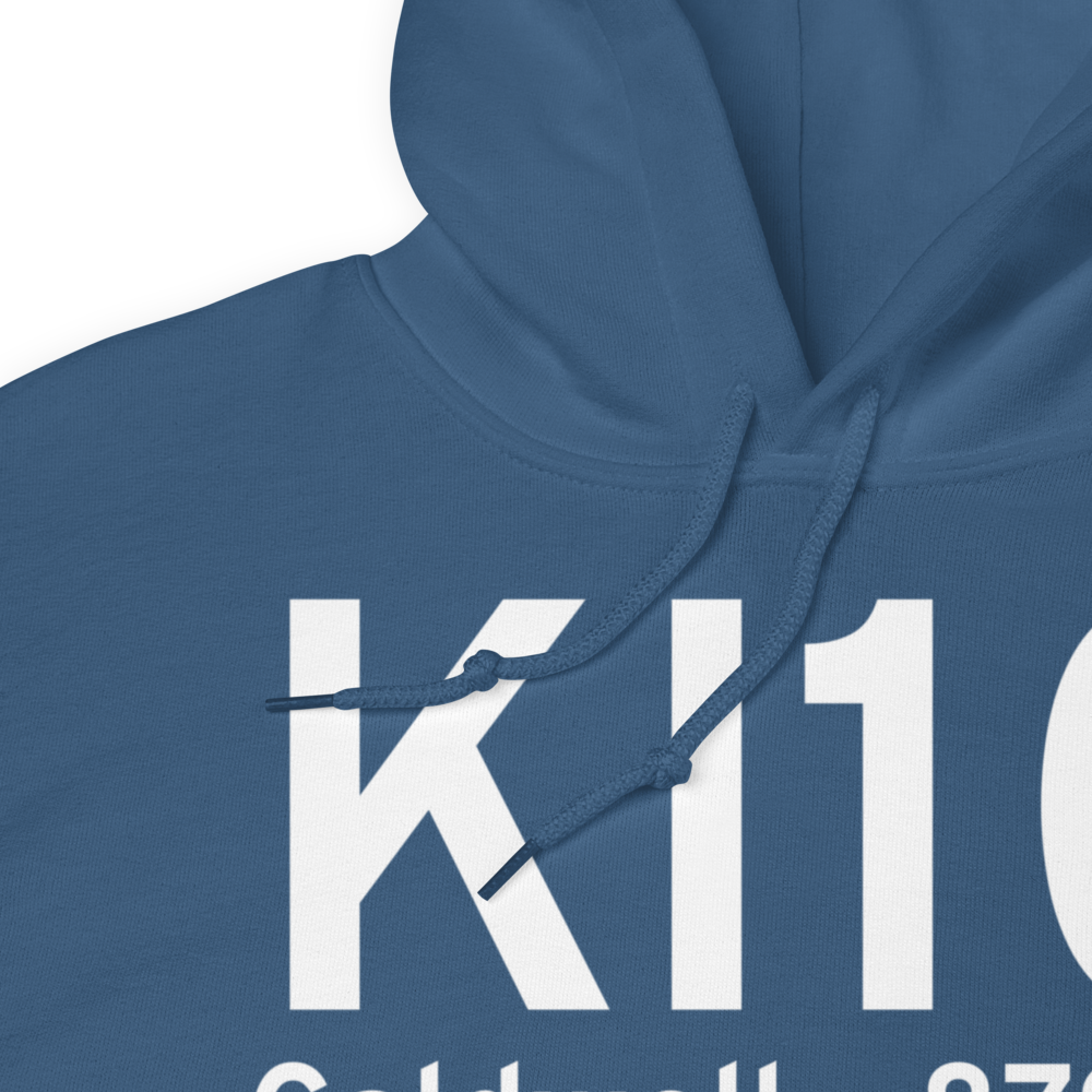 Noble County Airport (KI10) ICAO Hoodie Sweatshirt 