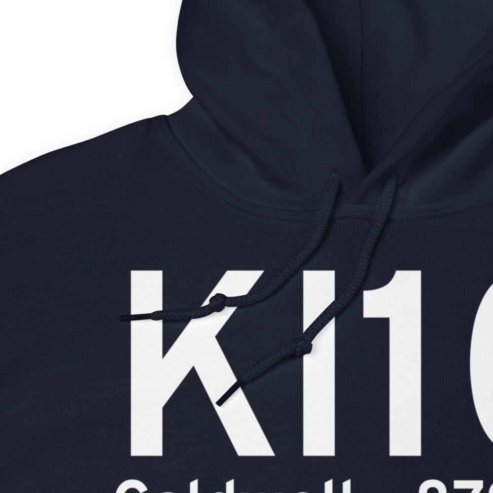 Noble County Airport (KI10) ICAO Hoodie Sweatshirt 