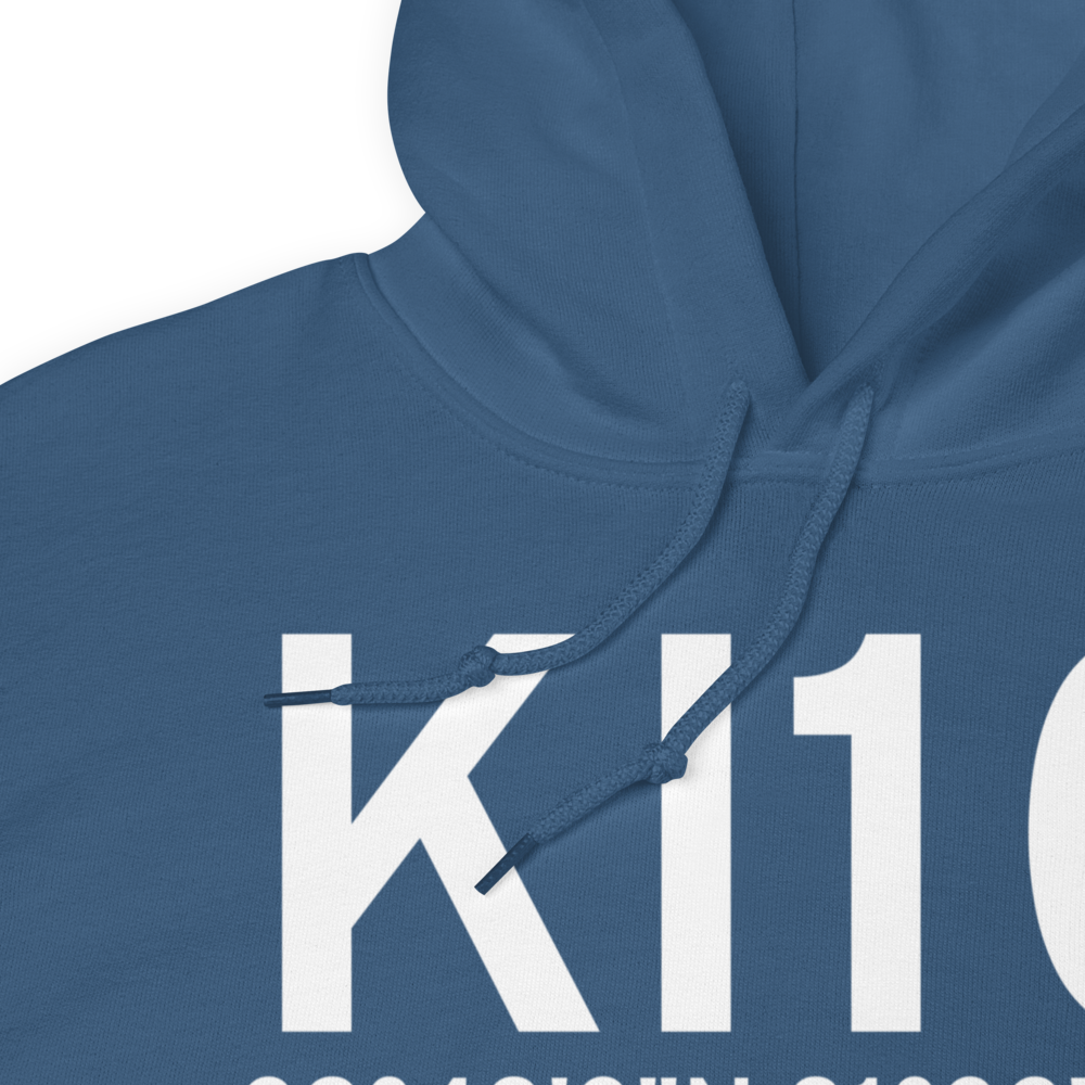 Noble County Airport (KI10) ICAO Hoodie Sweatshirt 