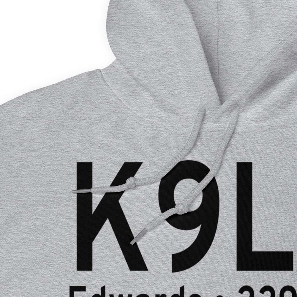 Edwards Af Aux North Base Airport (K9L2) ICAO Hoodie Sweatshirt 