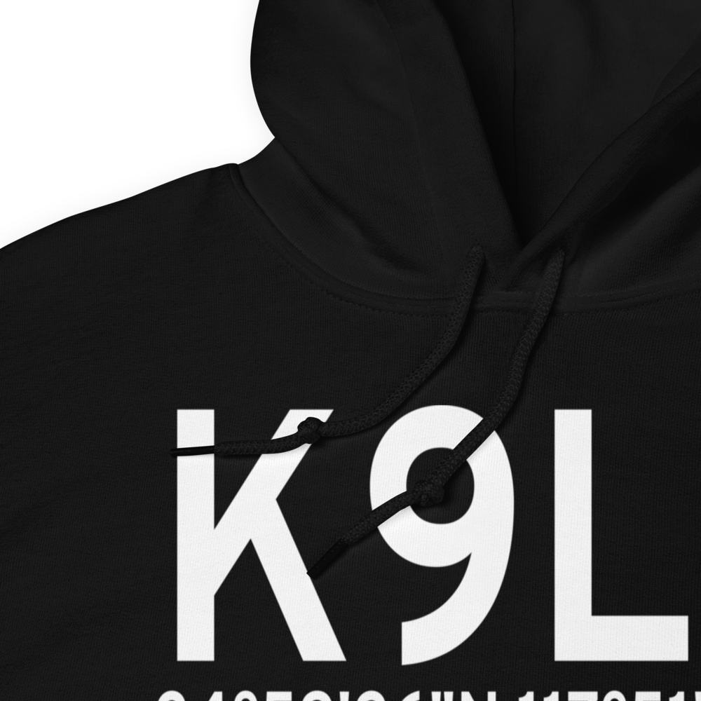Edwards Af Aux North Base Airport (K9L2) ICAO Hoodie Sweatshirt 