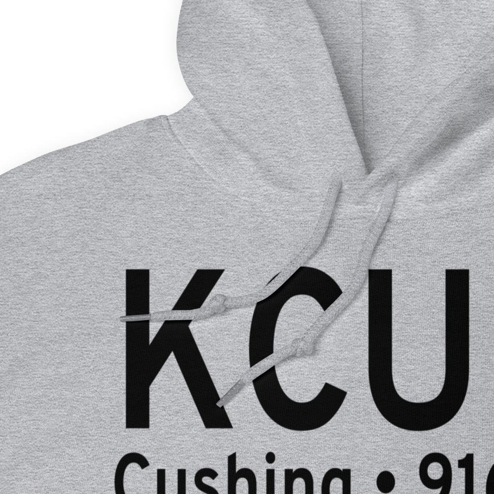 Cushing Municipal Airport (KCUH) ICAO Hoodie Sweatshirt 