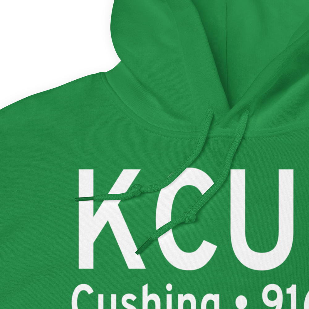 Cushing Municipal Airport (KCUH) ICAO Hoodie Sweatshirt 