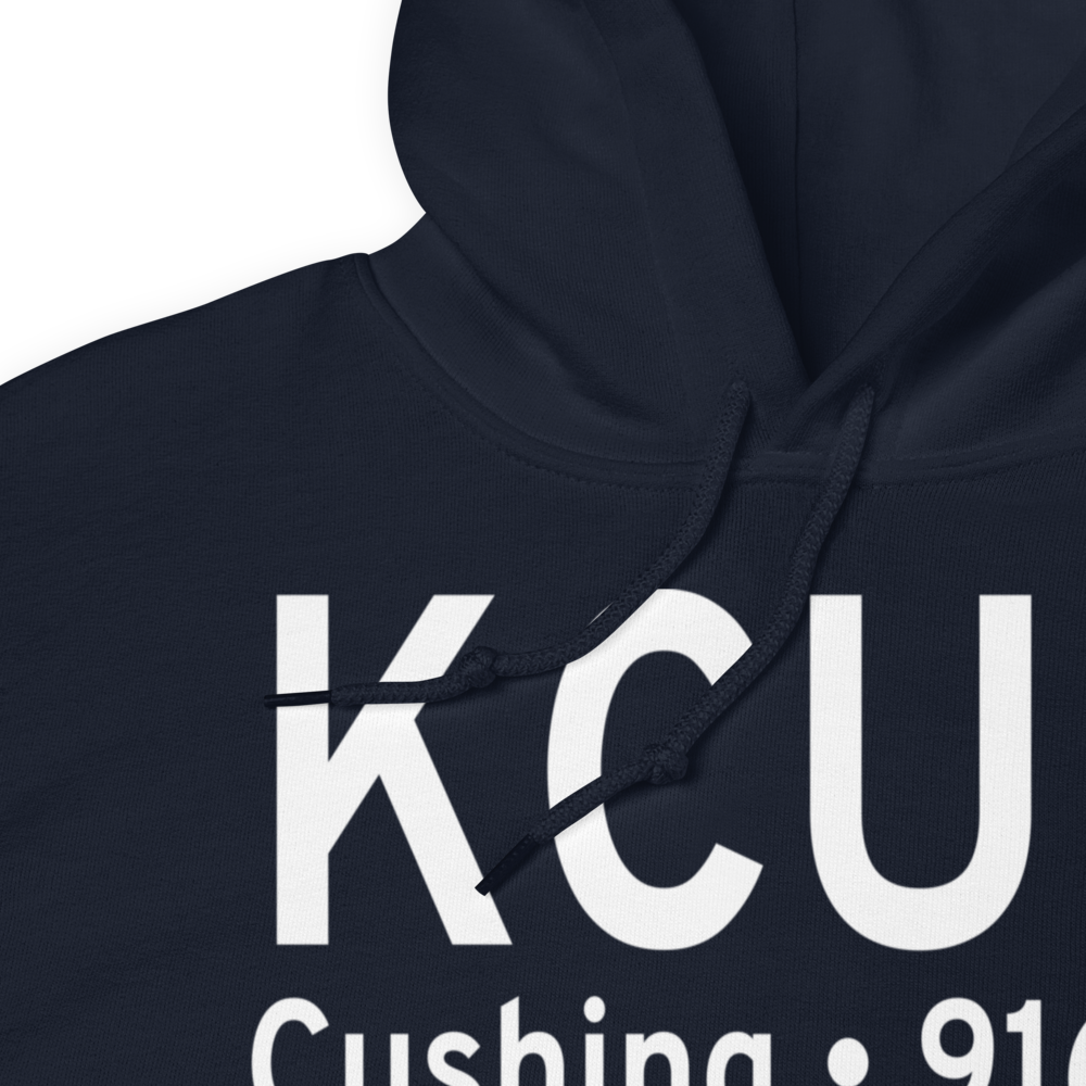 Cushing Municipal Airport (KCUH) ICAO Hoodie Sweatshirt 