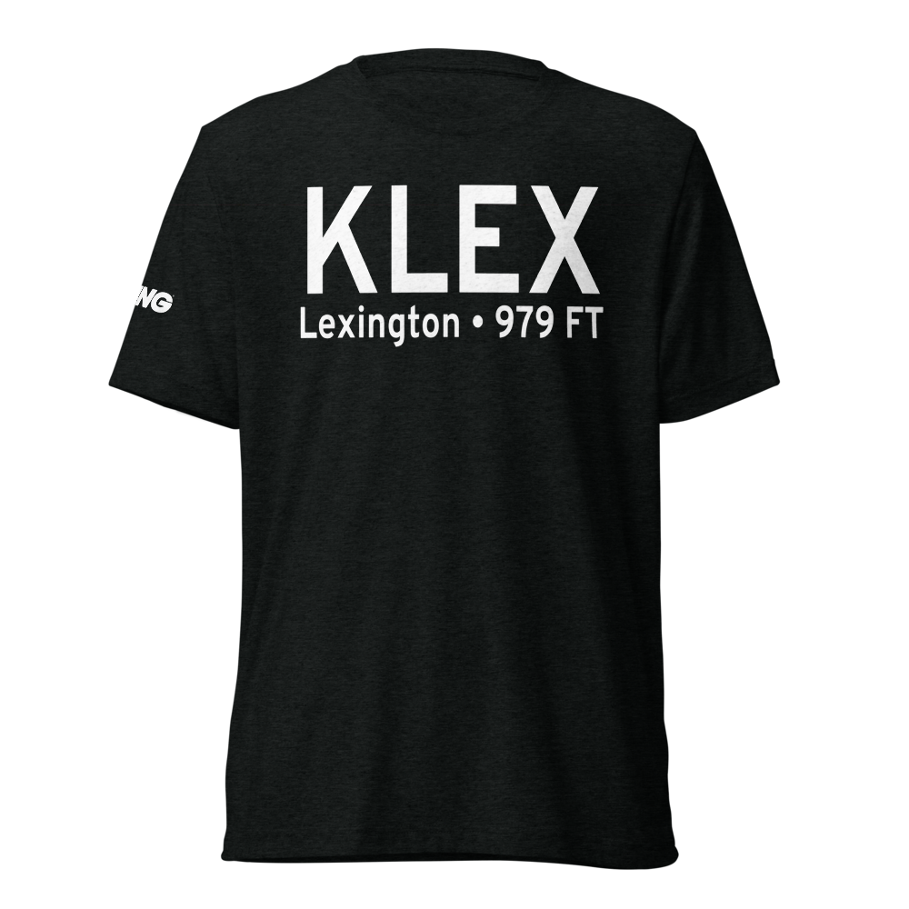 Blue Grass Airport (KLEX) ICAO Tri-blend T-Shirt 