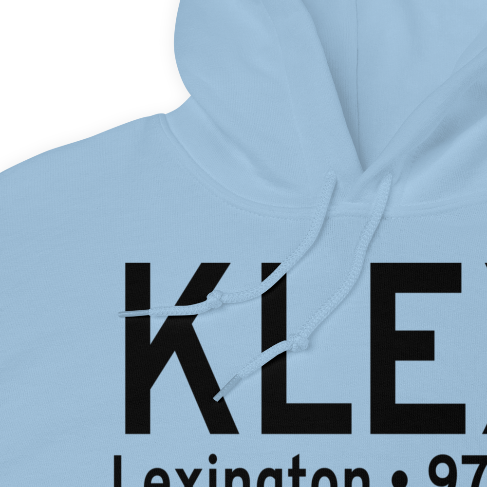 Blue Grass Airport (KLEX) ICAO Hoodie Sweatshirt 