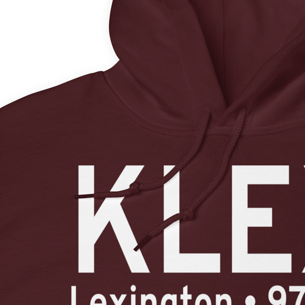 Blue Grass Airport (KLEX) ICAO Hoodie Sweatshirt 