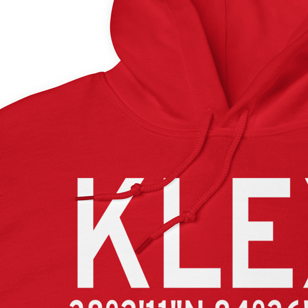 Blue Grass Airport (KLEX) ICAO Hoodie Sweatshirt 