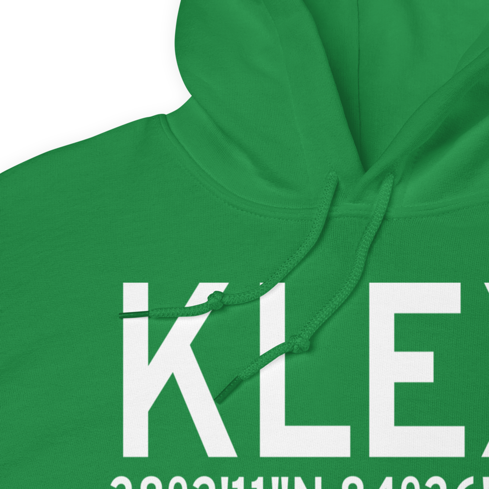 Blue Grass Airport (KLEX) ICAO Hoodie Sweatshirt 