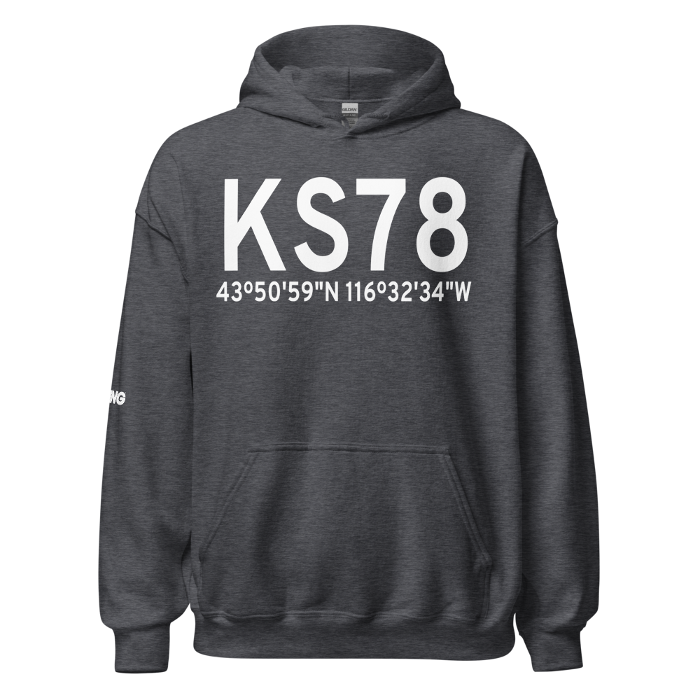 Emmett Municipal Airport (KS78) ICAO Hoodie Sweatshirt 