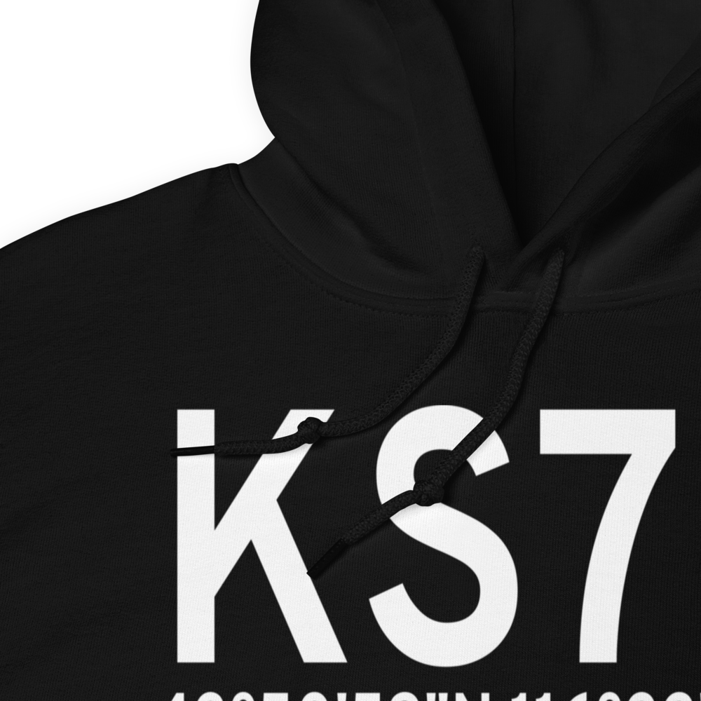 Emmett Municipal Airport (KS78) ICAO Hoodie Sweatshirt 