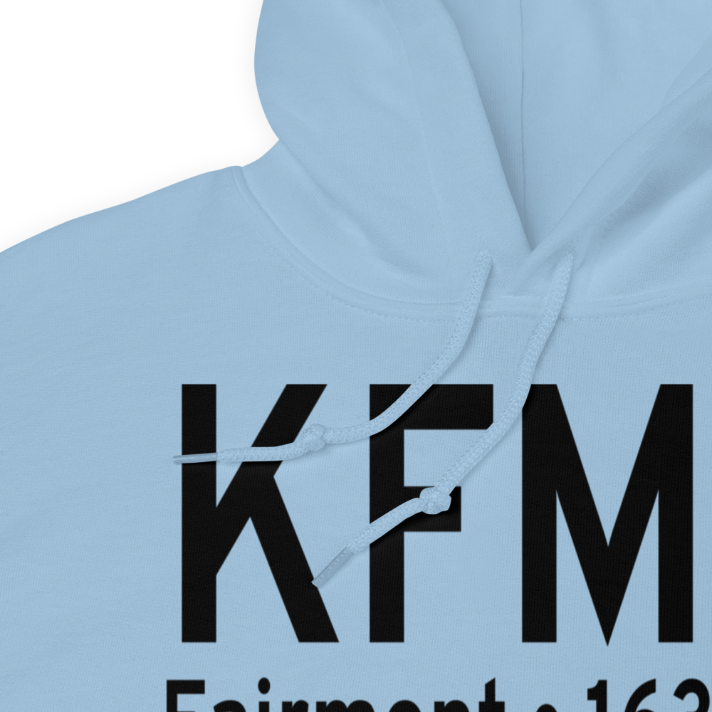 Fairmont State Airfield (KFMZ) ICAO Hoodie Sweatshirt 