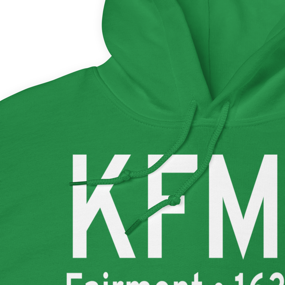 Fairmont State Airfield (KFMZ) ICAO Hoodie Sweatshirt 