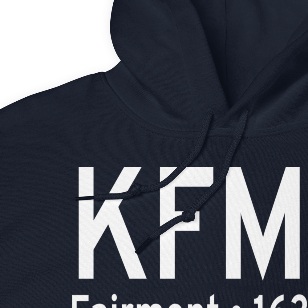 Fairmont State Airfield (KFMZ) ICAO Hoodie Sweatshirt 