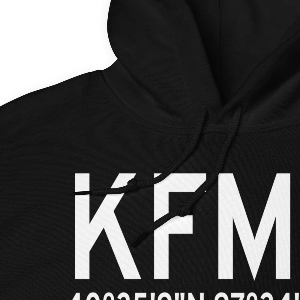 Fairmont State Airfield (KFMZ) ICAO Hoodie Sweatshirt 