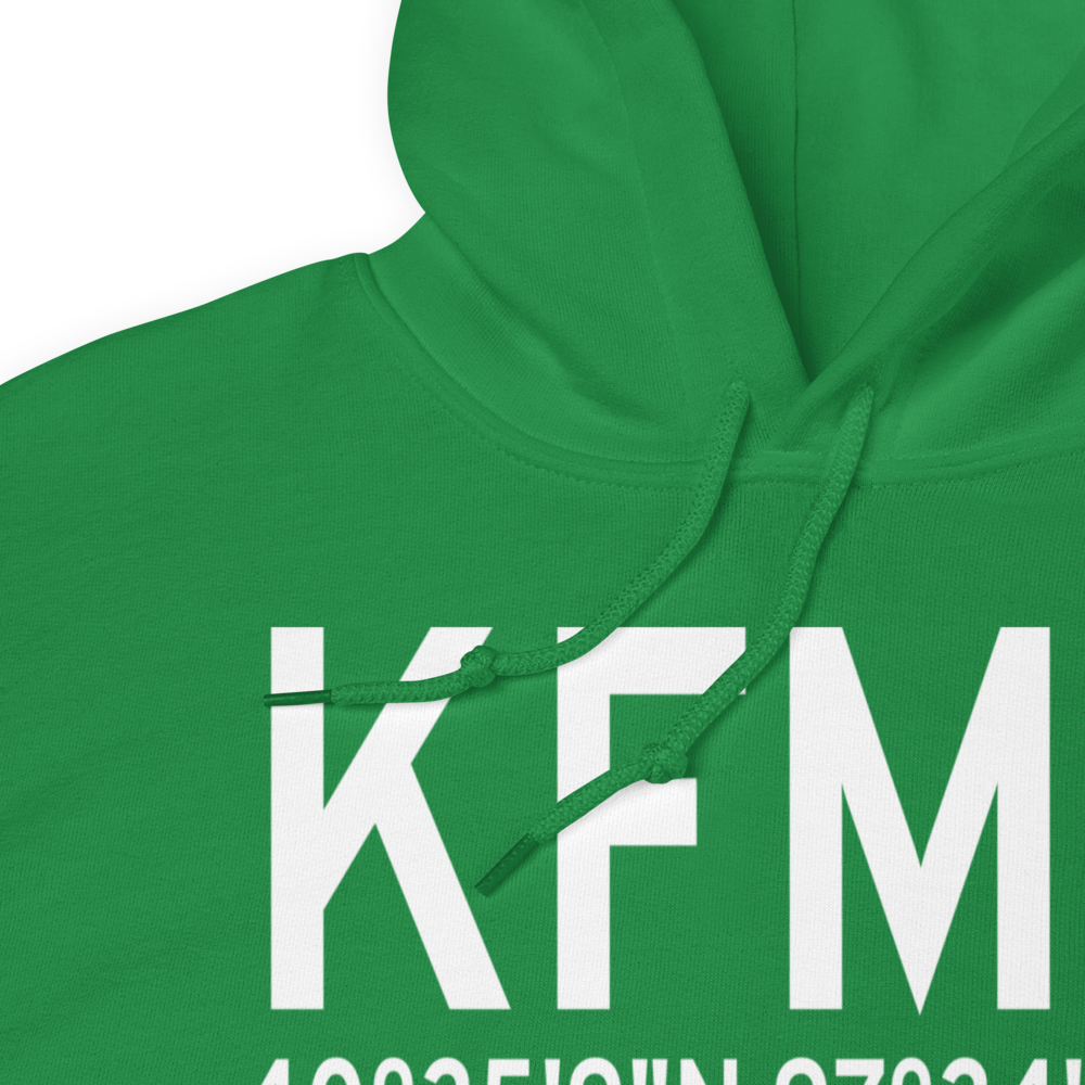 Fairmont State Airfield (KFMZ) ICAO Hoodie Sweatshirt 