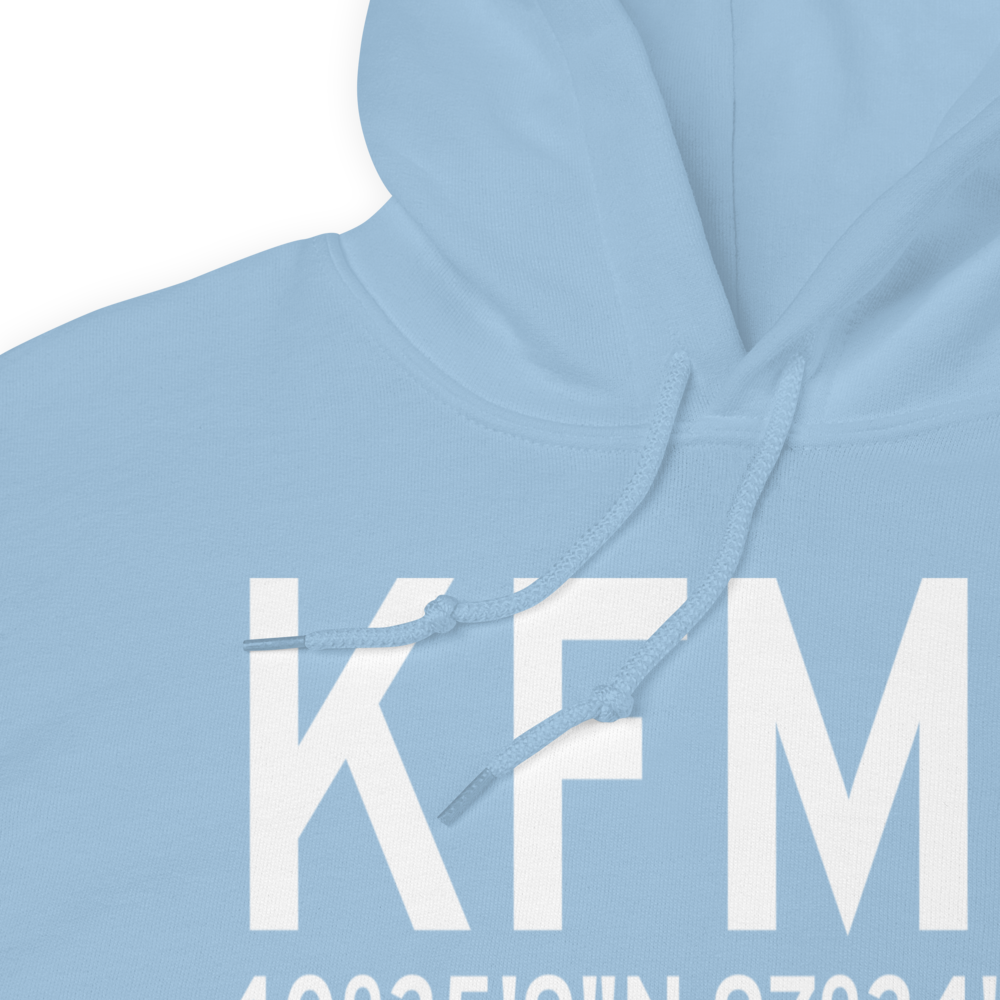 Fairmont State Airfield (KFMZ) ICAO Hoodie Sweatshirt 