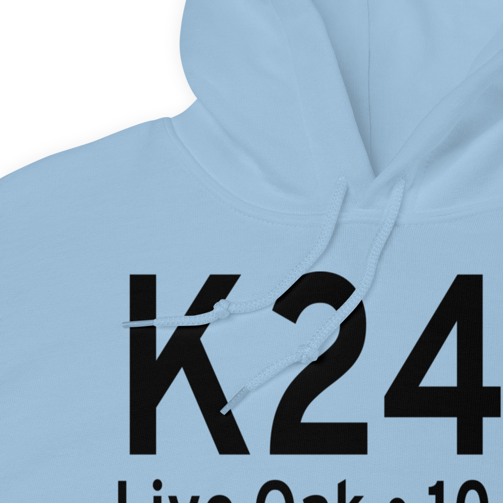 Suwannee County Airport (K24J) ICAO Hoodie Sweatshirt 