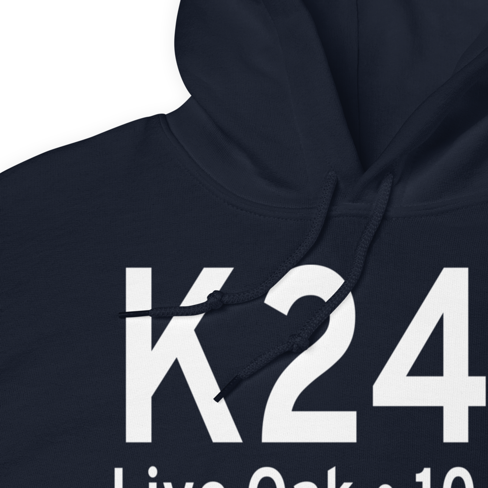 Suwannee County Airport (K24J) ICAO Hoodie Sweatshirt 