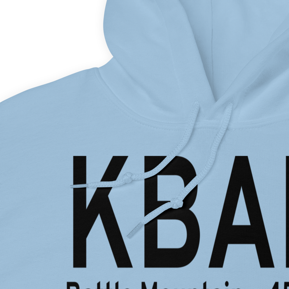 Battle Mountain Airport (KBAM) ICAO Hoodie Sweatshirt 