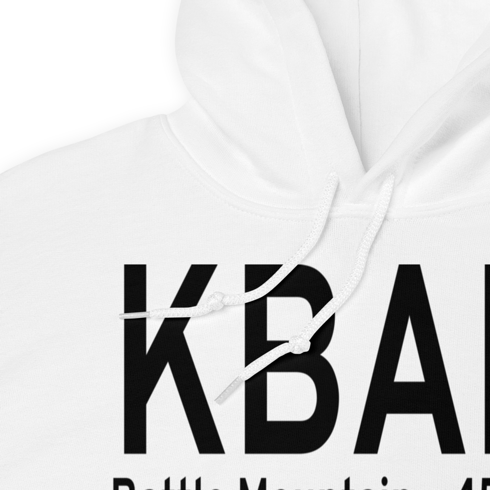 Battle Mountain Airport (KBAM) ICAO Hoodie Sweatshirt 