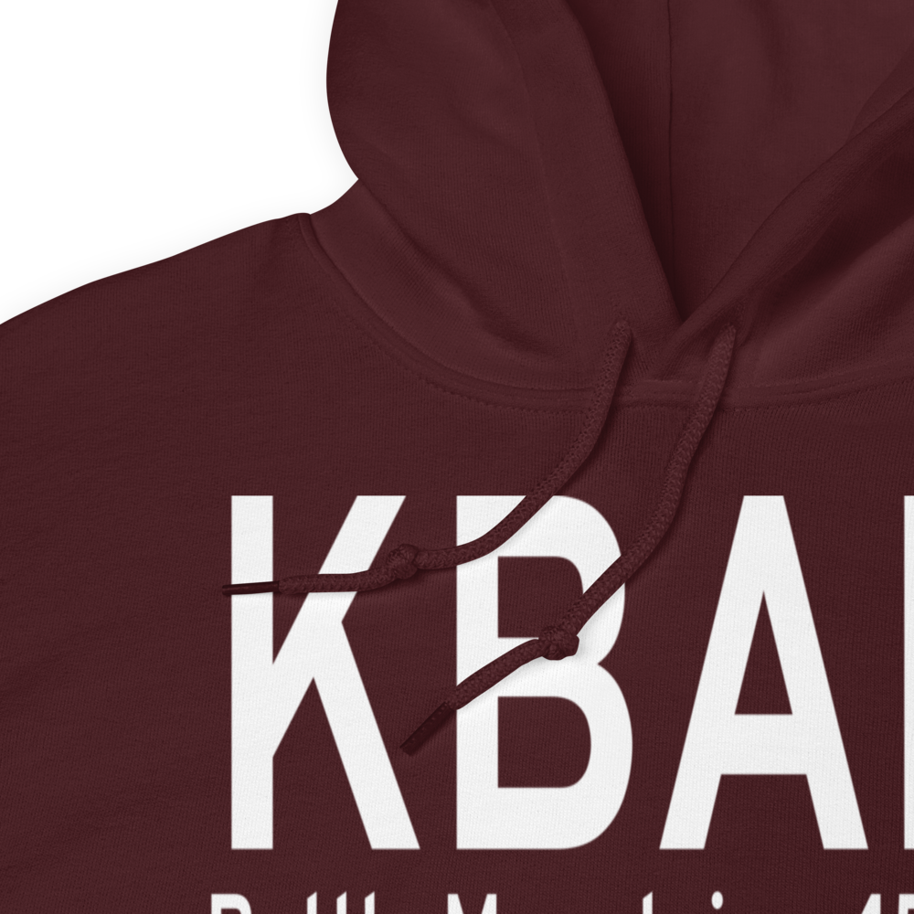 Battle Mountain Airport (KBAM) ICAO Hoodie Sweatshirt 