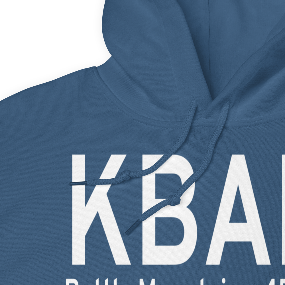 Battle Mountain Airport (KBAM) ICAO Hoodie Sweatshirt 