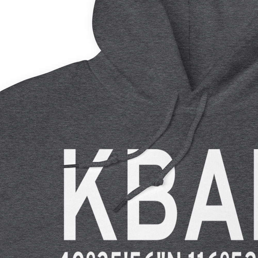 Battle Mountain Airport (KBAM) ICAO Hoodie Sweatshirt 
