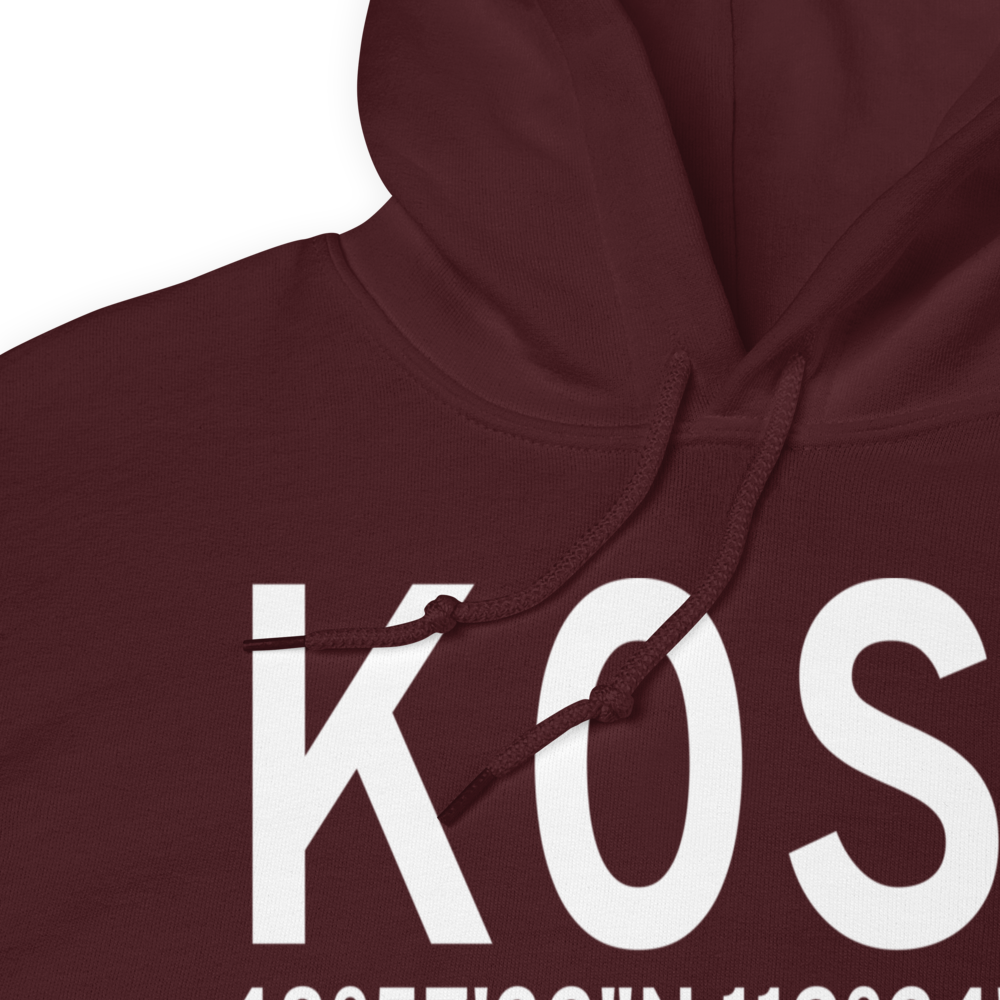 Dorothy Scott Airport (K0S7) ICAO Hoodie Sweatshirt 