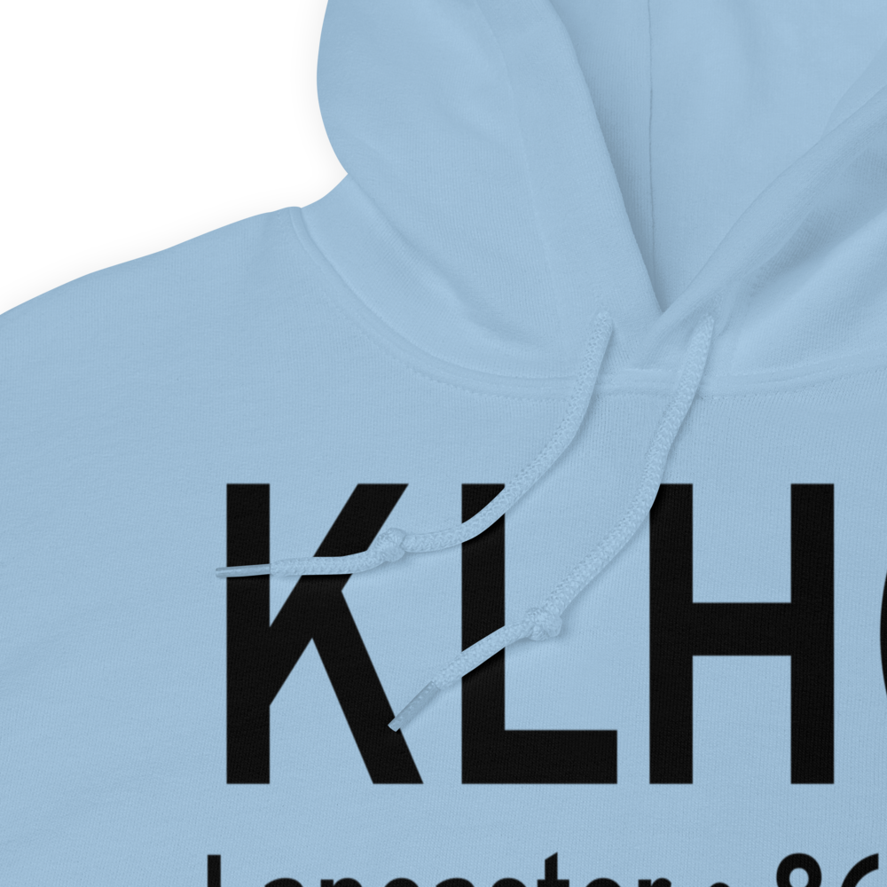 Fairfield County Airport (KLHQ) ICAO Hoodie Sweatshirt 