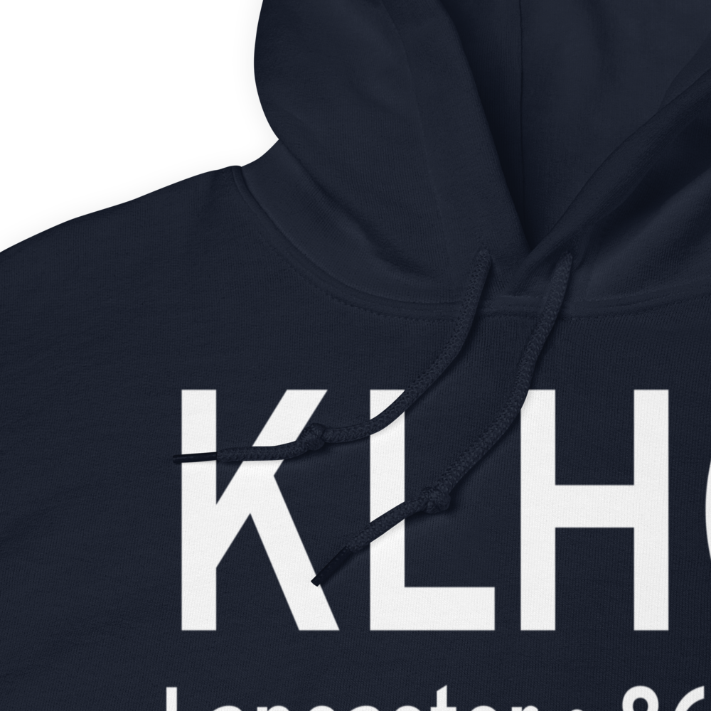 Fairfield County Airport (KLHQ) ICAO Hoodie Sweatshirt 