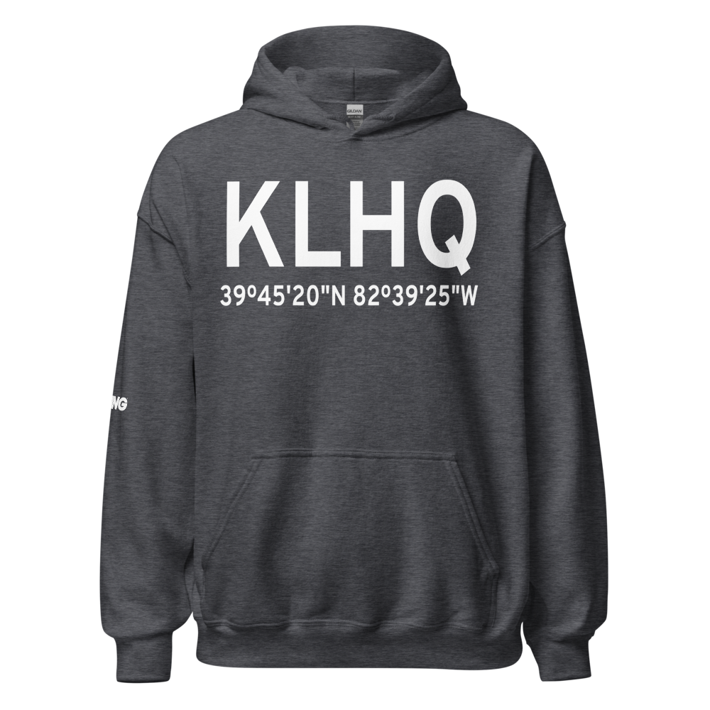 Fairfield County Airport (KLHQ) ICAO Hoodie Sweatshirt 