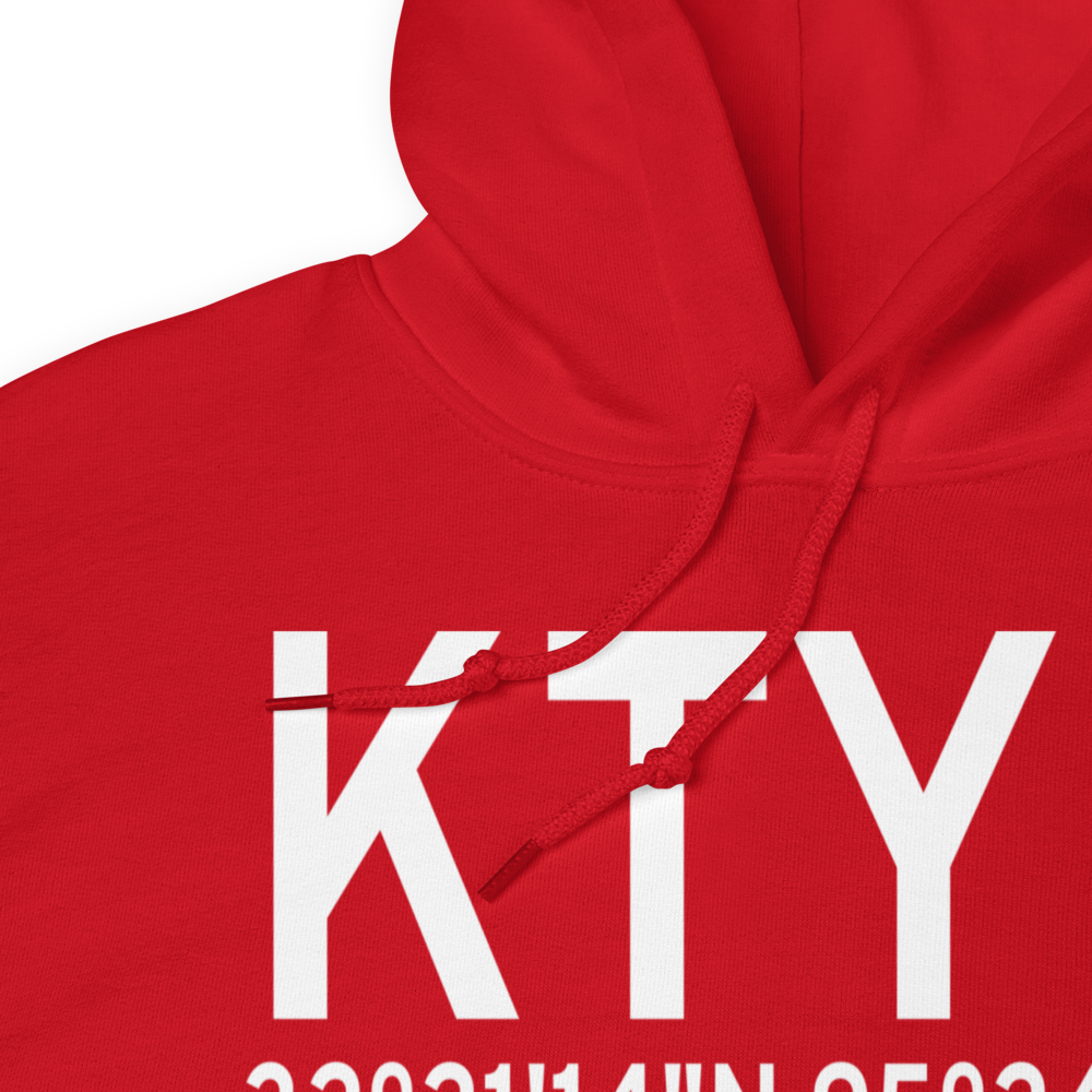 Tyler Pounds Regional Airport (KTYR) ICAO Hoodie Sweatshirt 